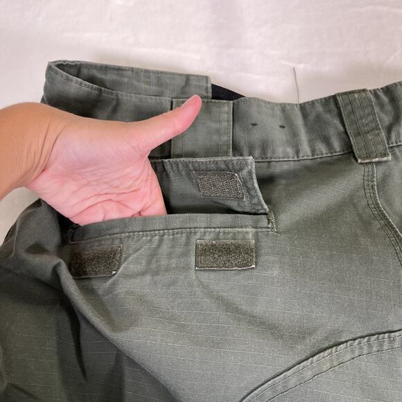 2pr 5.11 Tactical Men's Cargo TDU Pants Ripstop 74003 X-Large 39.5-43 Short Grn - Picture 15 of 15